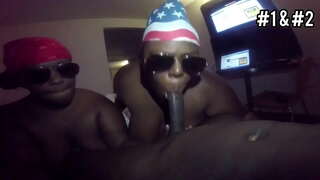 Ebony blowjob รต่อสู้|ใครชนะ?