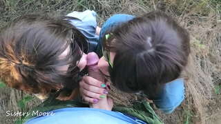 Пушење на улици, Сперма у уста Љуби са сперматозоида - Ја делим својим Мужем са својом Резимеом Сестром, сиса члан мужа - ПОВ 3some бј Збирни сестре Мур